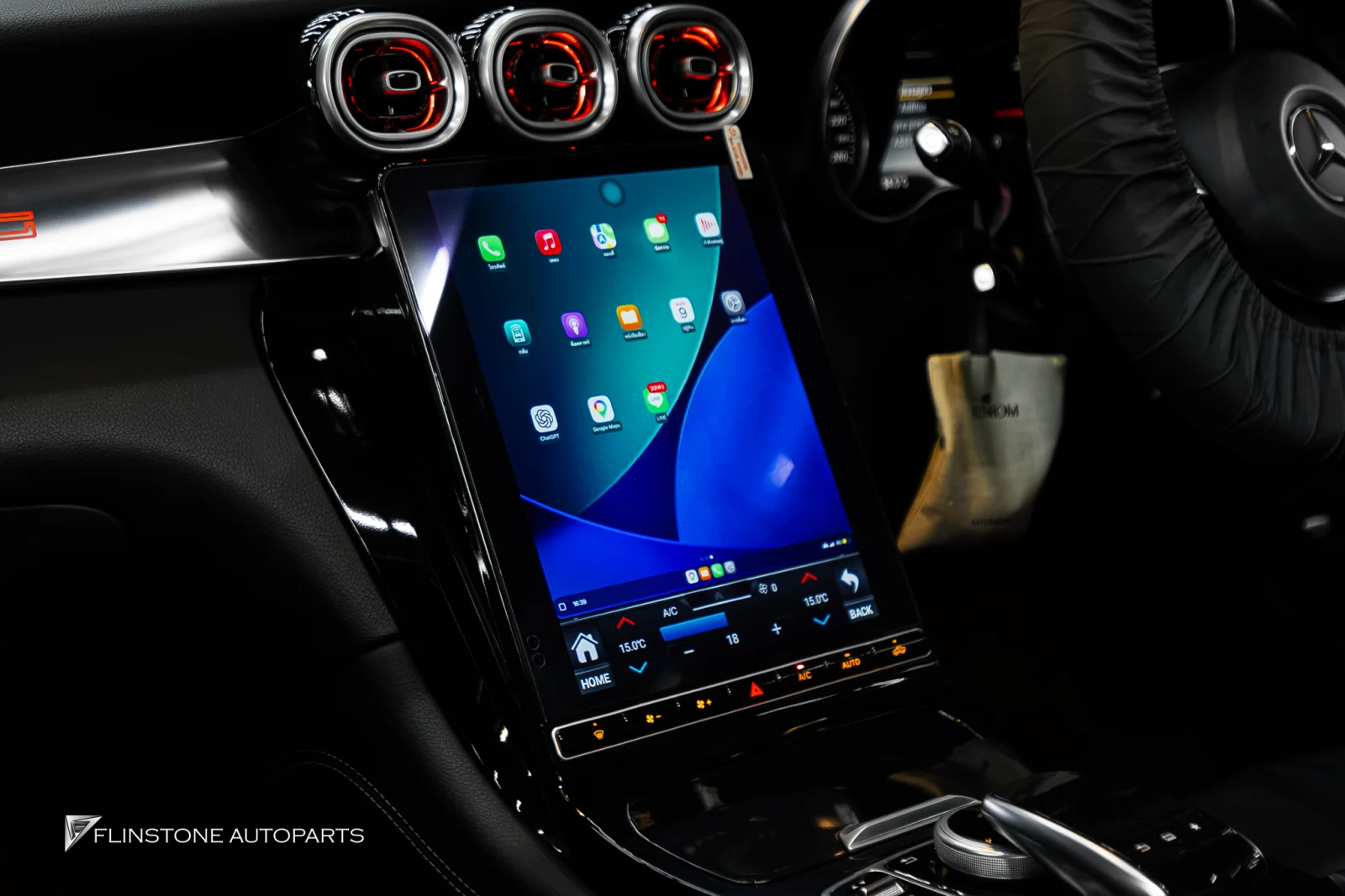 X253 GLC-Class อัปเกรดจอ — ผลงานติดตั้งจริงที่ Flinstone Autoparts