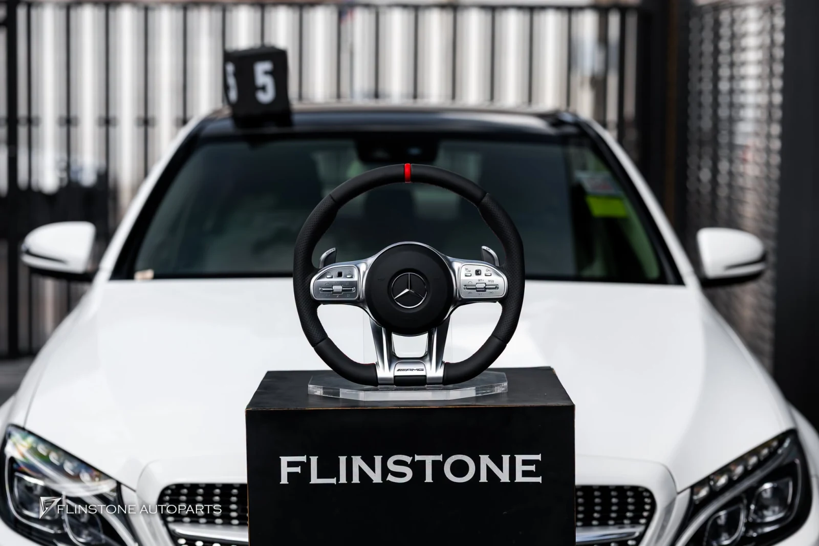 W205 C205 C-Class เปลี่ยนพวงมาลัย — ผลงานติดตั้งจริงที่ Flinstone Autoparts