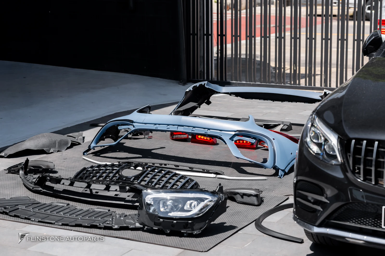 X253 GLC-Class GLC63 AMG Facelift Conversion Kit — ผลงานติดตั้งจริงที่ Flinstone Autoparts