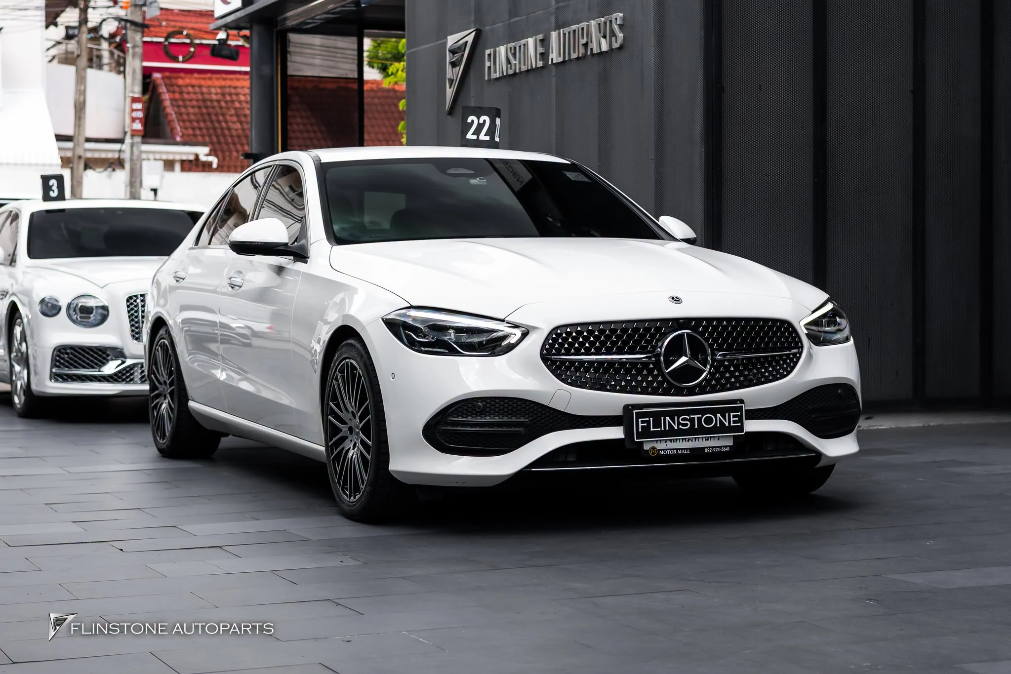 W206 C-Class กระจังหน้า — ผลงานติดตั้งจริงที่ Flinstone Autoparts
