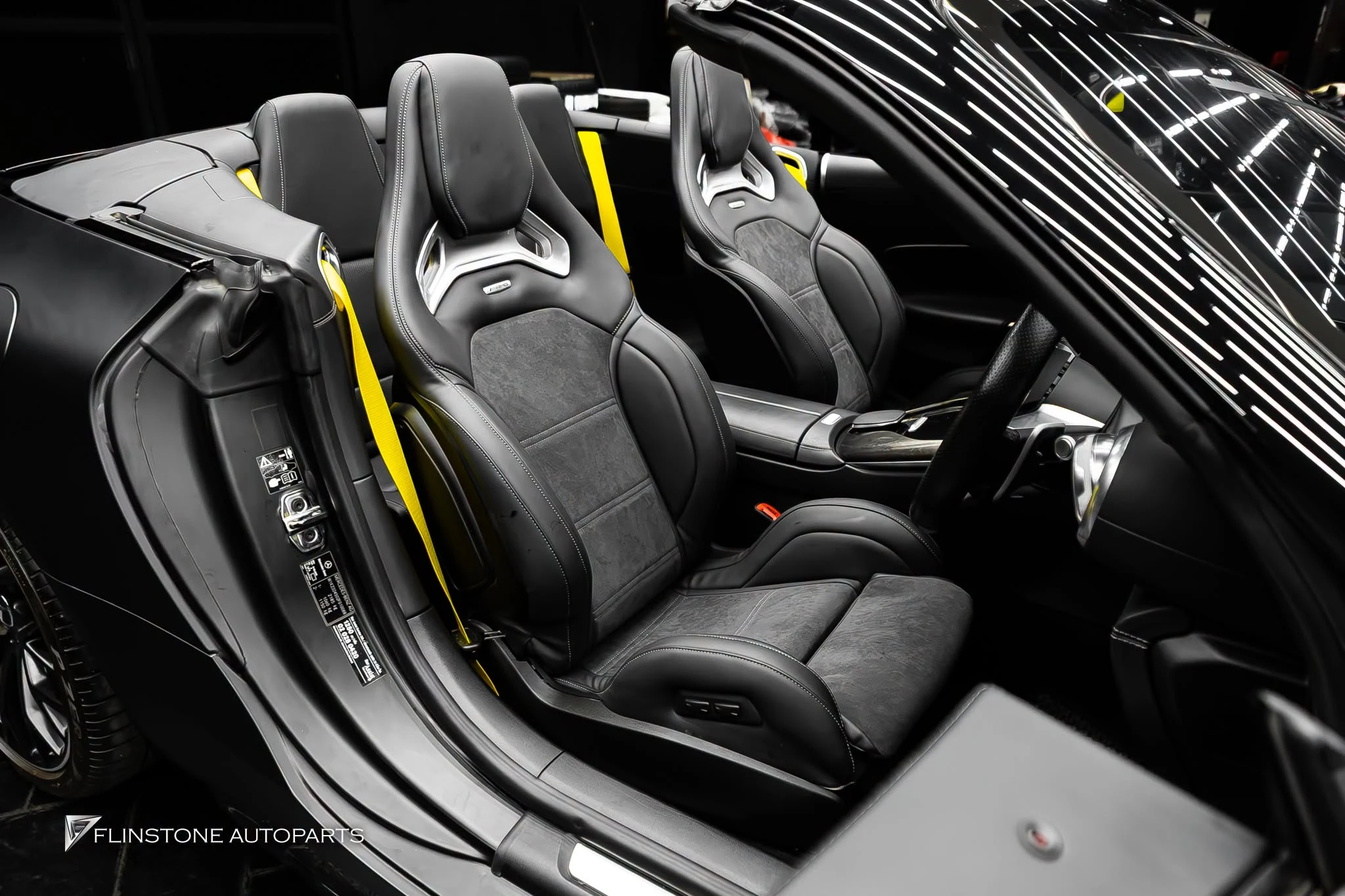R232 SL-Class เปลี่ยนเบาะ — ผลงานติดตั้งจริงที่ Flinstone Autoparts