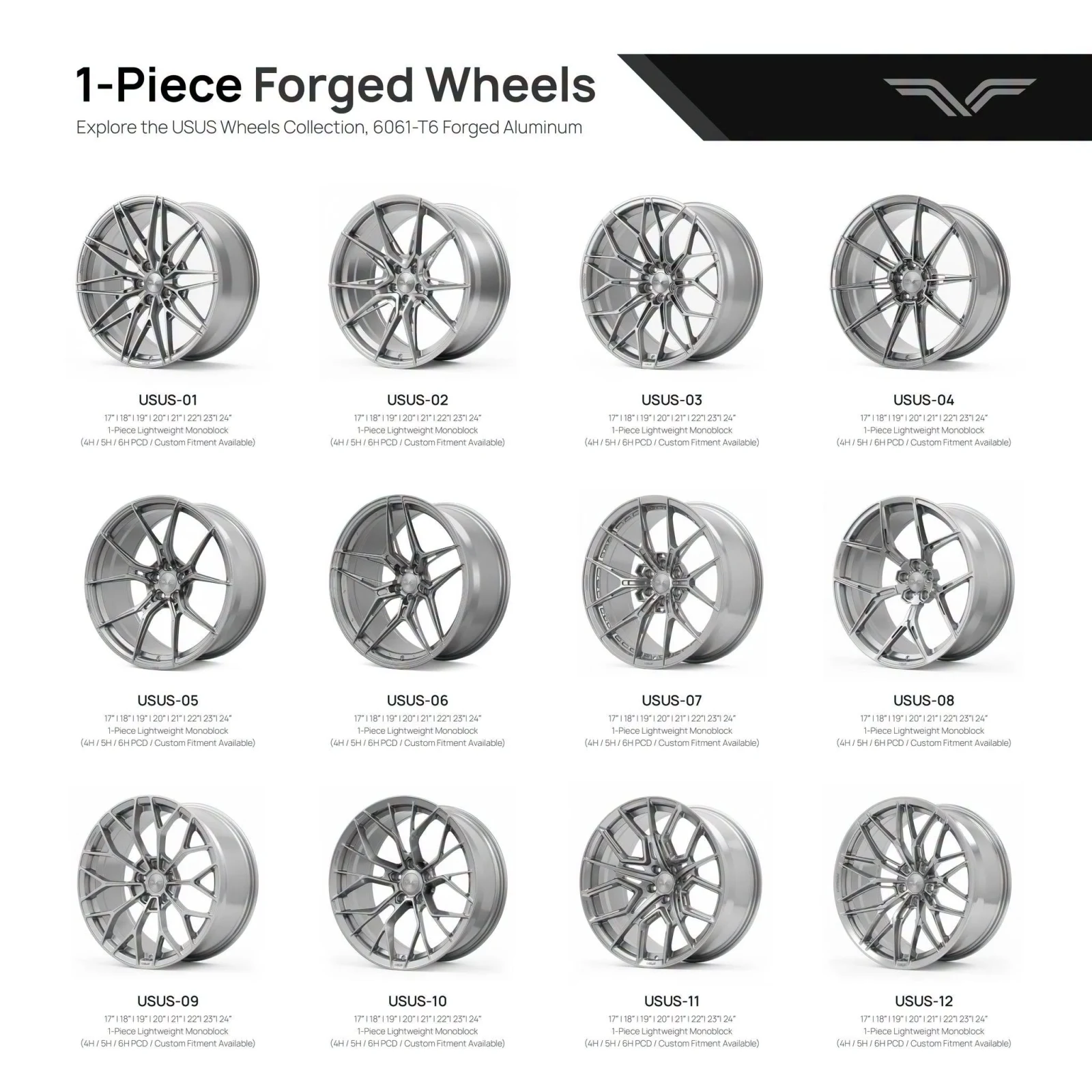 USUS FORGED WHEEL styling and option upgrades — real installation work at Flinstone Autoparts