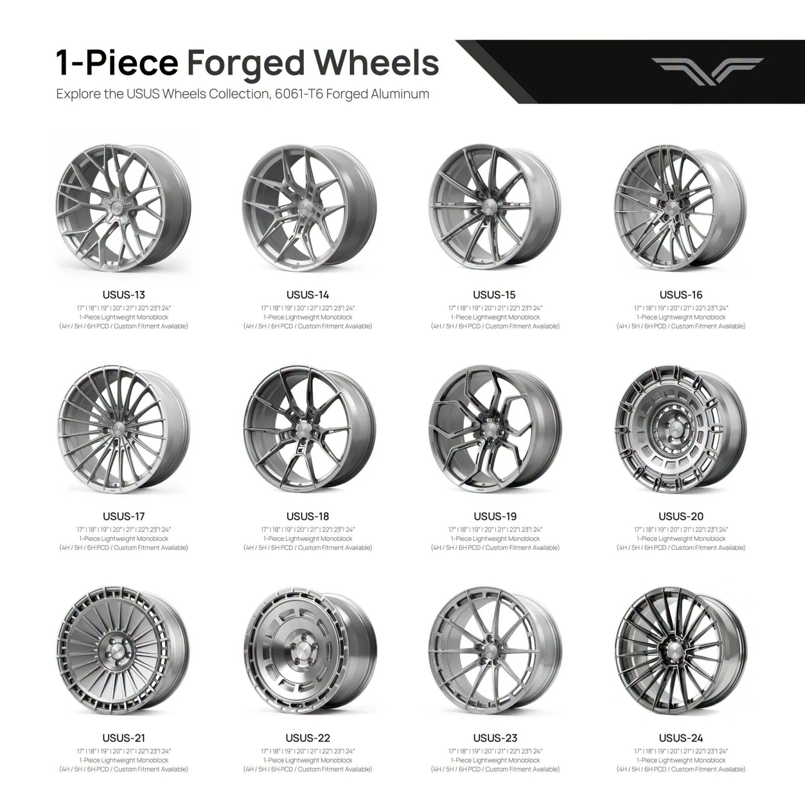 USUS FORGED WHEEL styling and option upgrades — real installation work at Flinstone Autoparts