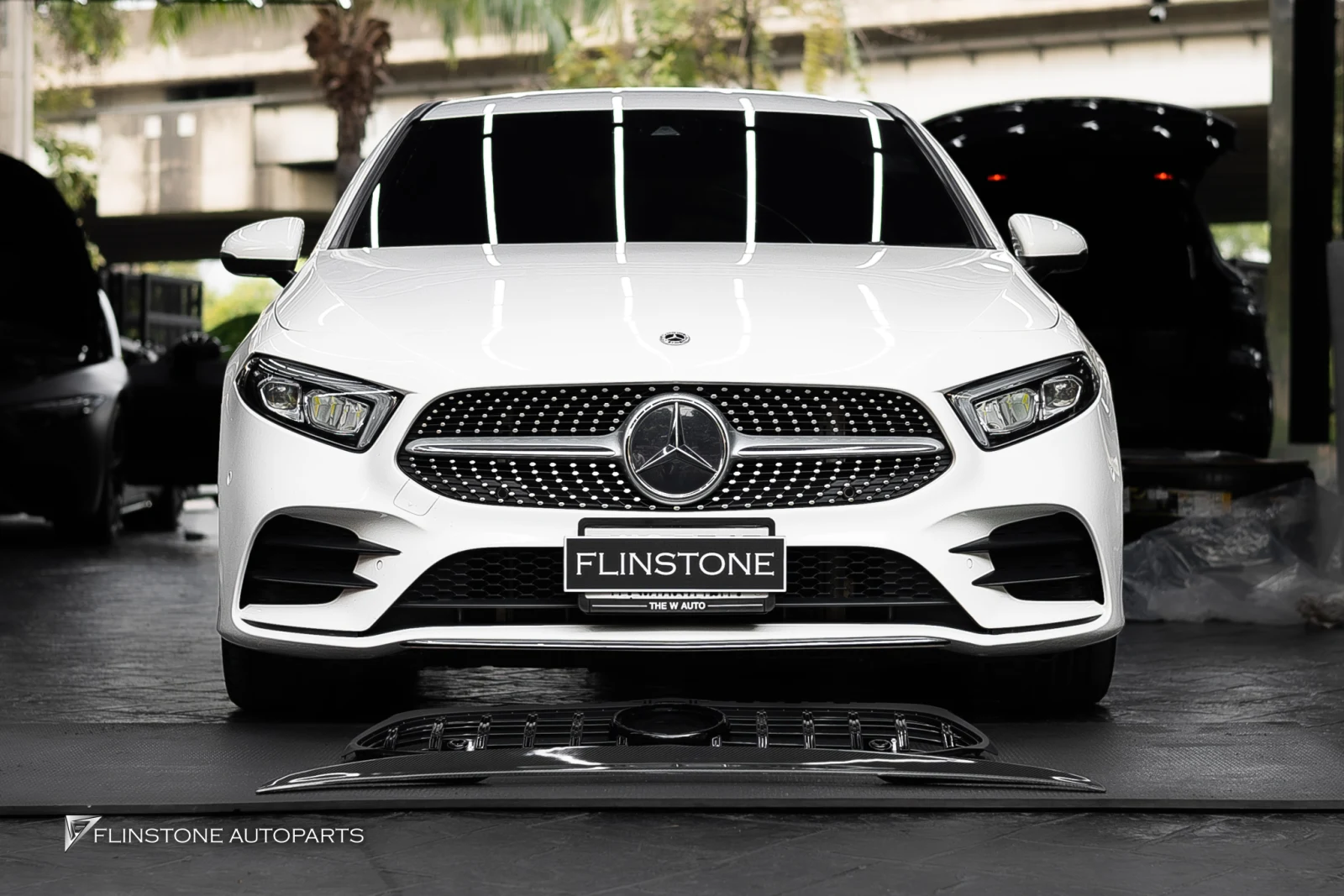 W177 A-Class กระจังหน้า — ผลงานติดตั้งจริงที่ Flinstone Autoparts
