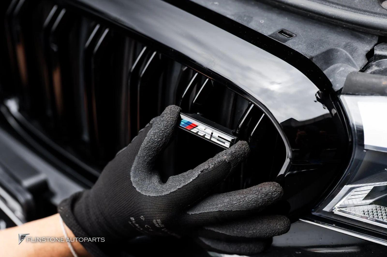 BMW G30 / F90 Front Grille — real installation work at Flinstone Autoparts
