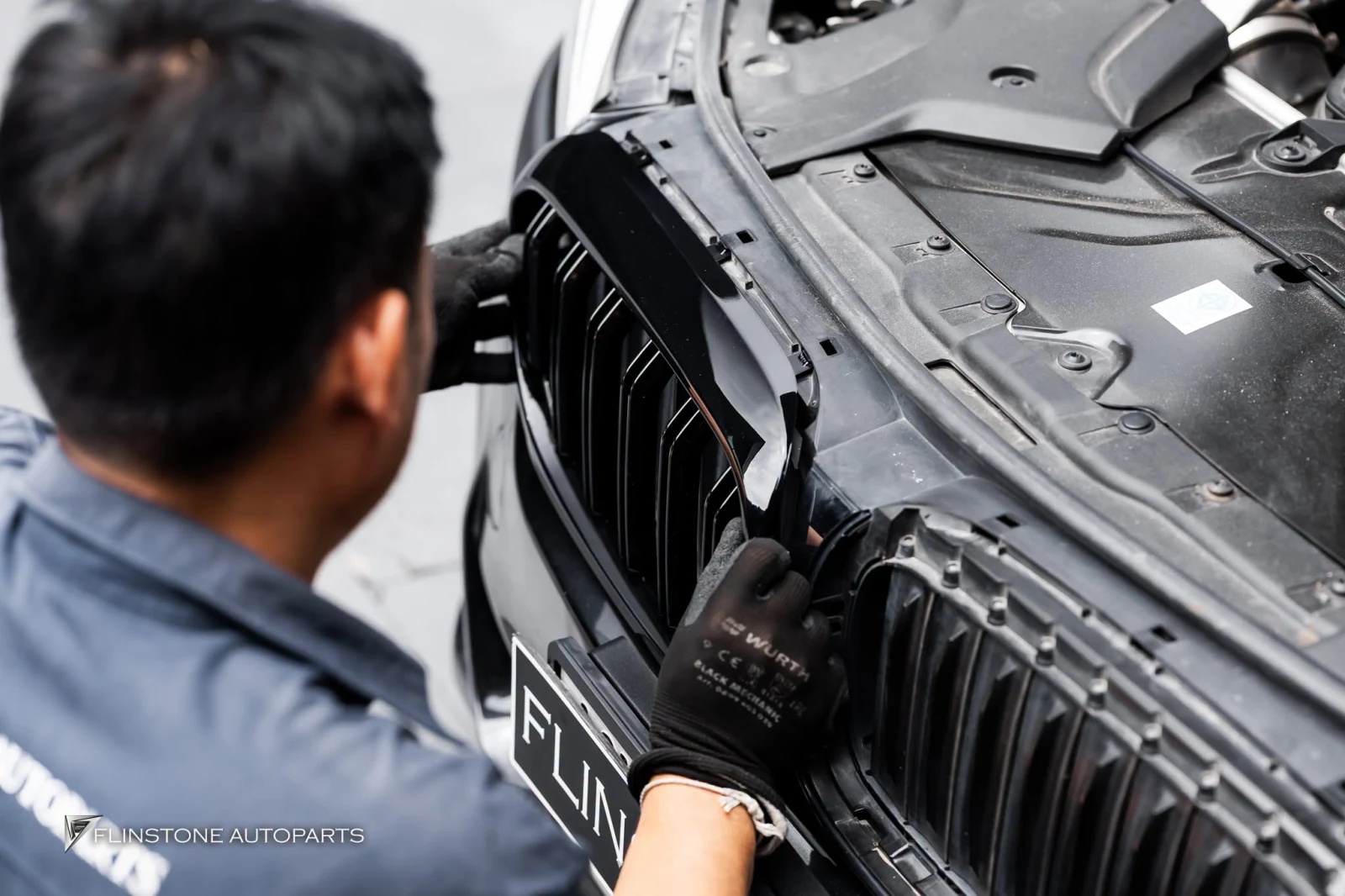 BMW G30 / F90 Front Grille — real installation work at Flinstone Autoparts