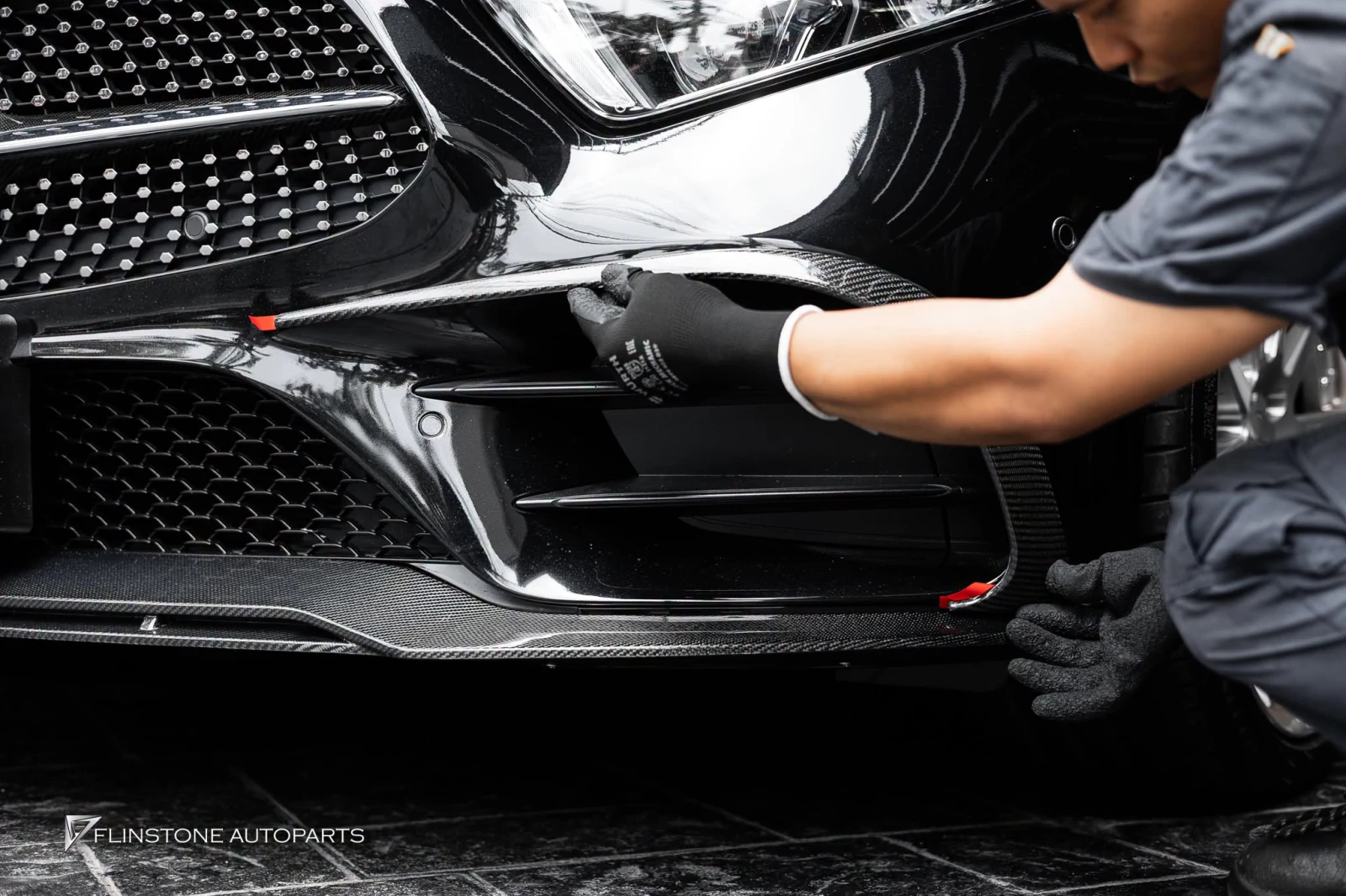 C257 CLS-Class Coupe ลิ้นหน้า — ผลงานติดตั้งจริงที่ Flinstone Autoparts