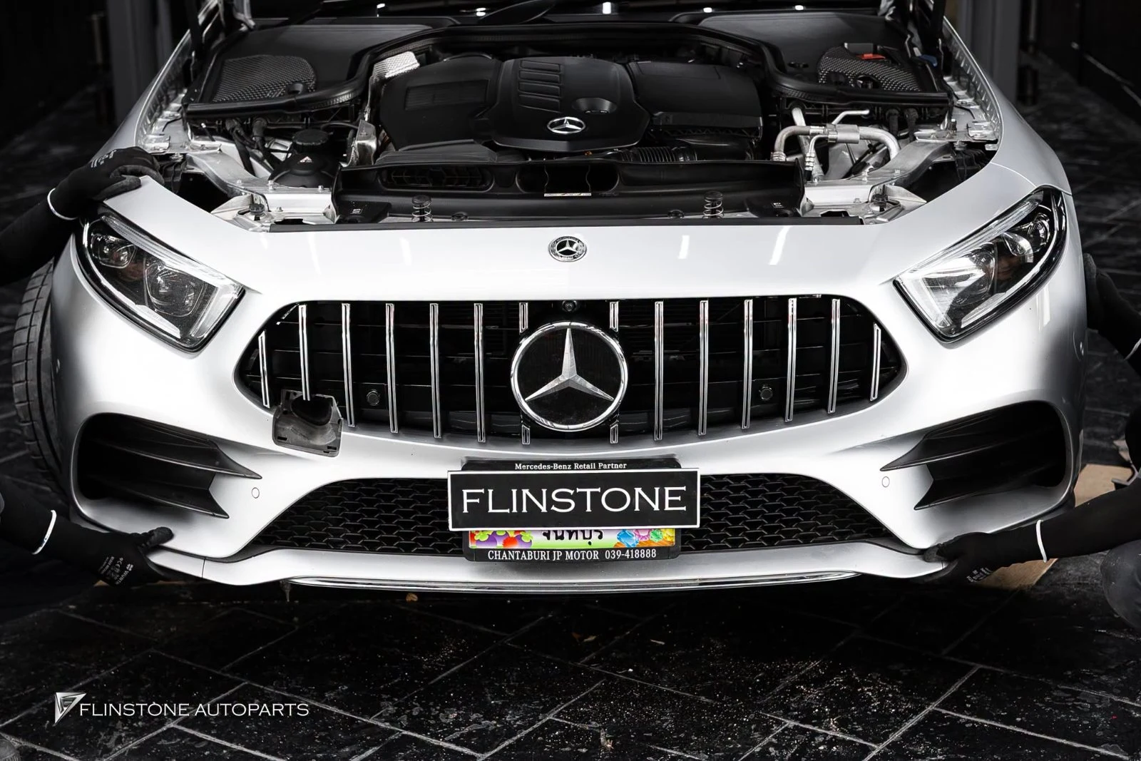 งานกระจังหน้าให้ C257 CLS-Class Coupe ที่ Flinstone Autoparts — ดูของจริงก่อนตัดสินใจ