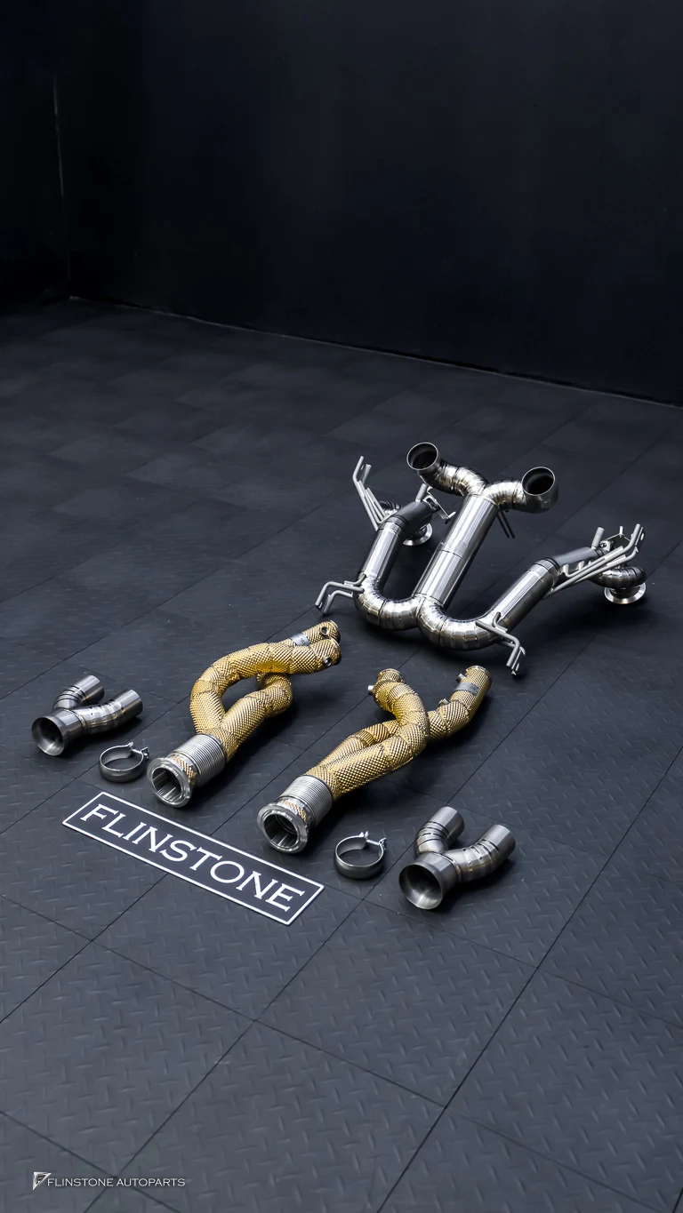 LAMBORGHINI Revuelto เปลี่ยนชุดท่อ ที่ Flinstone Autoparts — รีวิวงานจริงพร้อมภาพทุกขั้นตอน
