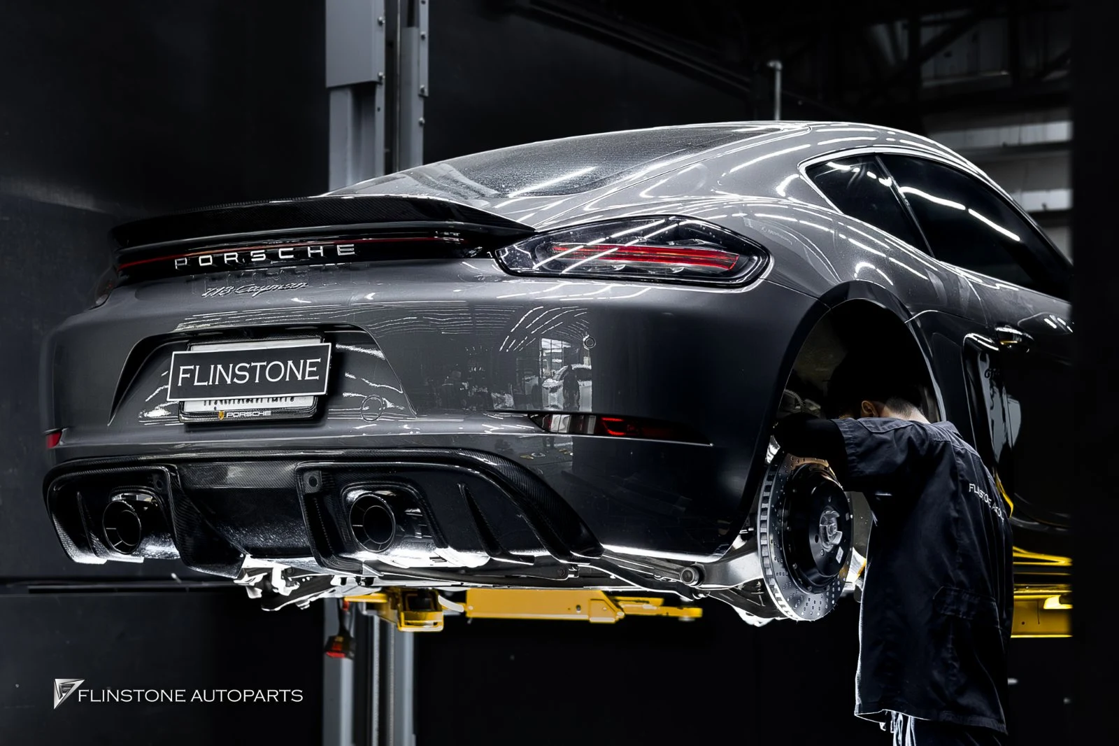 PORSCHE 718 Cayman / Boxster อัปเกรดชุดเบรค — ผลงานติดตั้งจริง