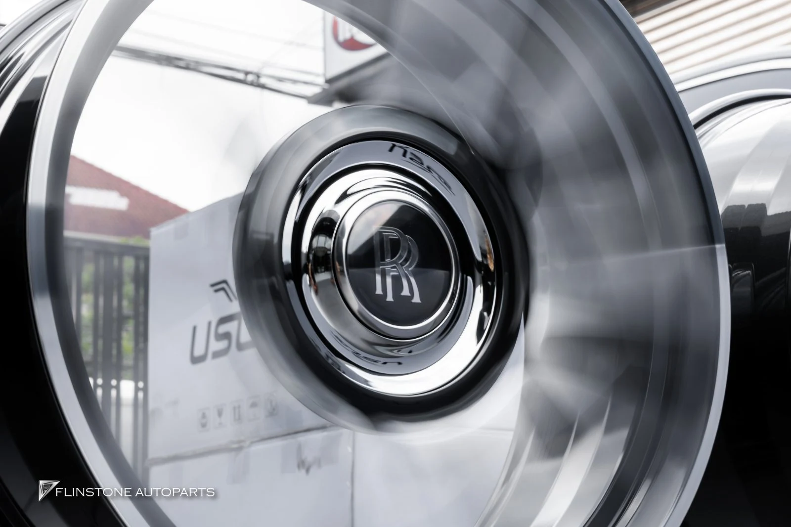 Rolls Royce came in for a wheel change — a real case from our showroom Flinstone Autoparts