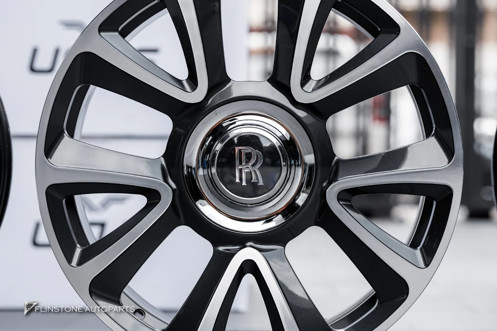 Rolls Royce came in for a wheel change — a real case from our showroom Flinstone Autoparts