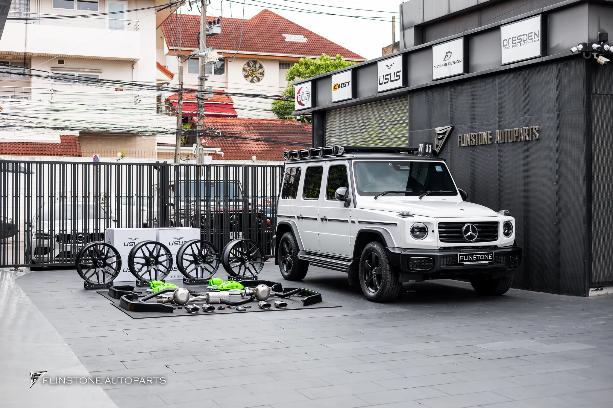 W464 G-Class เปลี่ยนล้อ — ผลงานติดตั้งจริงที่ Flinstone Autoparts