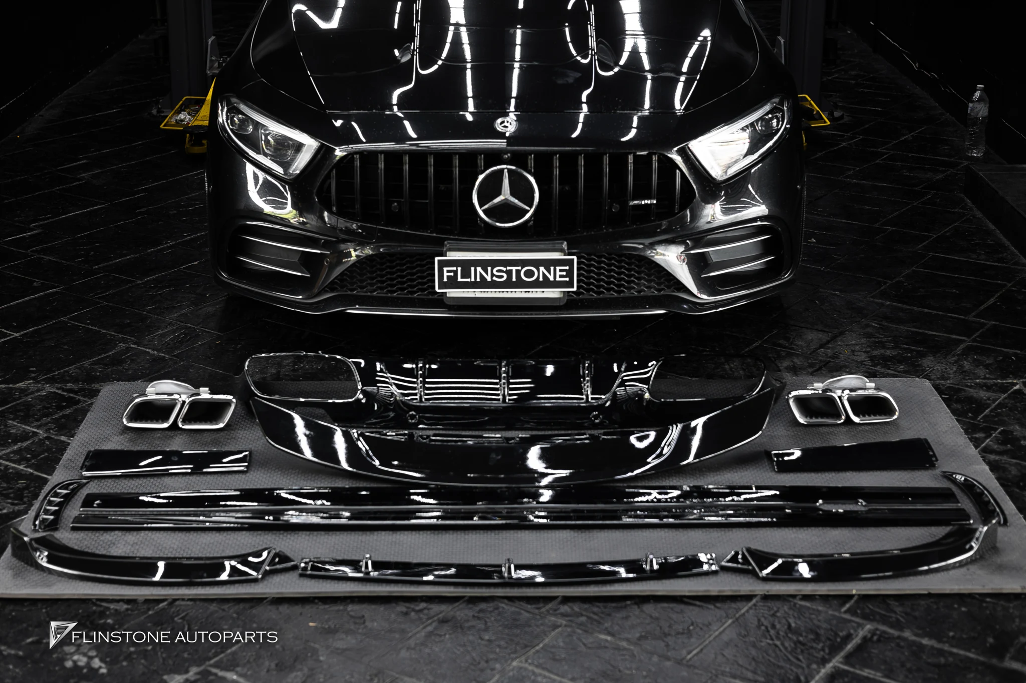 พา C257 CLS-Class Coupe เข้ามาชุดแต่งรอบคัน — เคสจริงจากหน้าร้าน Flinstone Autoparts