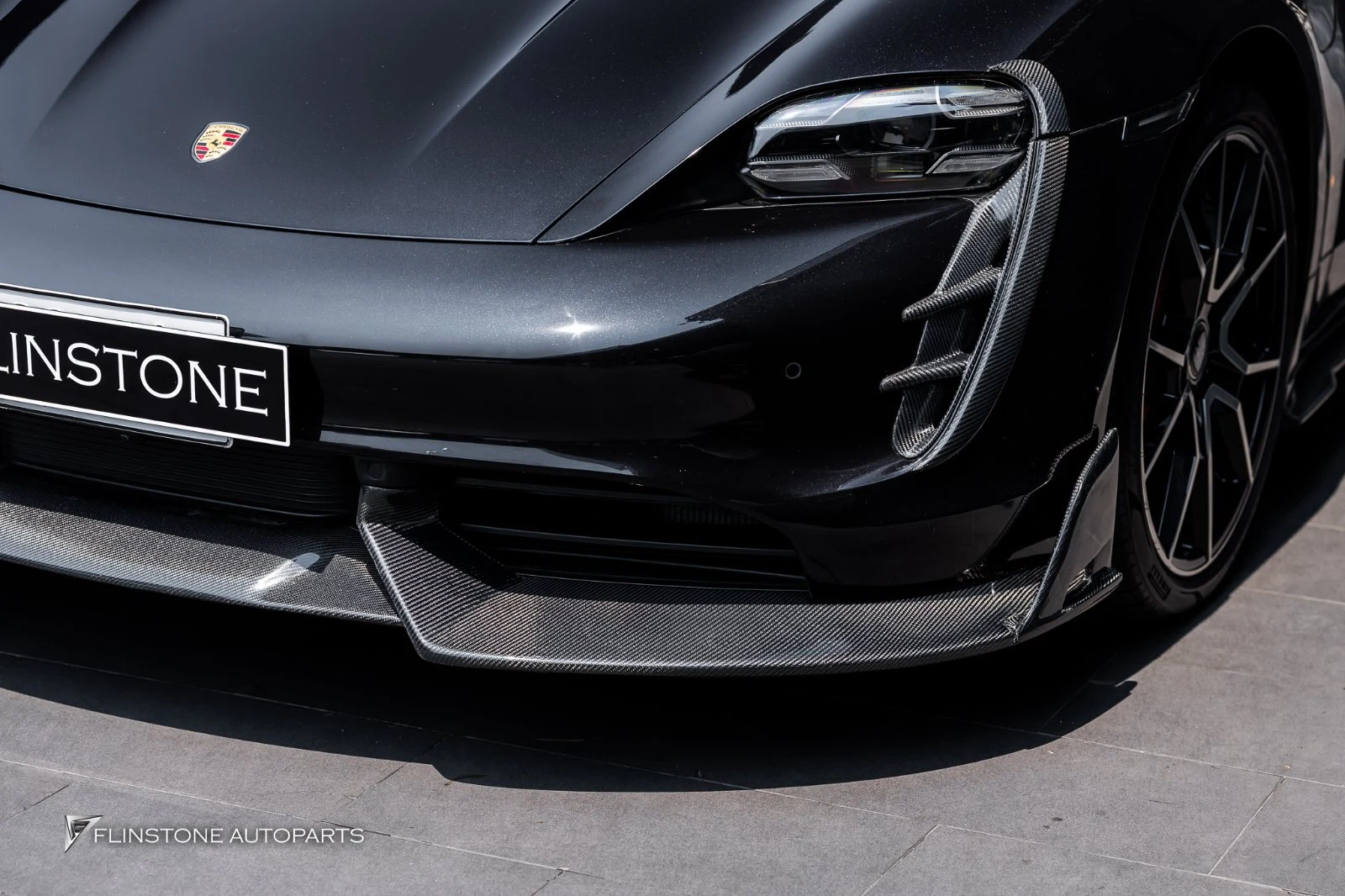 พา PORSCHE Taycan เข้ามาลิ้นหน้า — เคสจริงจากหน้าร้าน Flinstone Autoparts