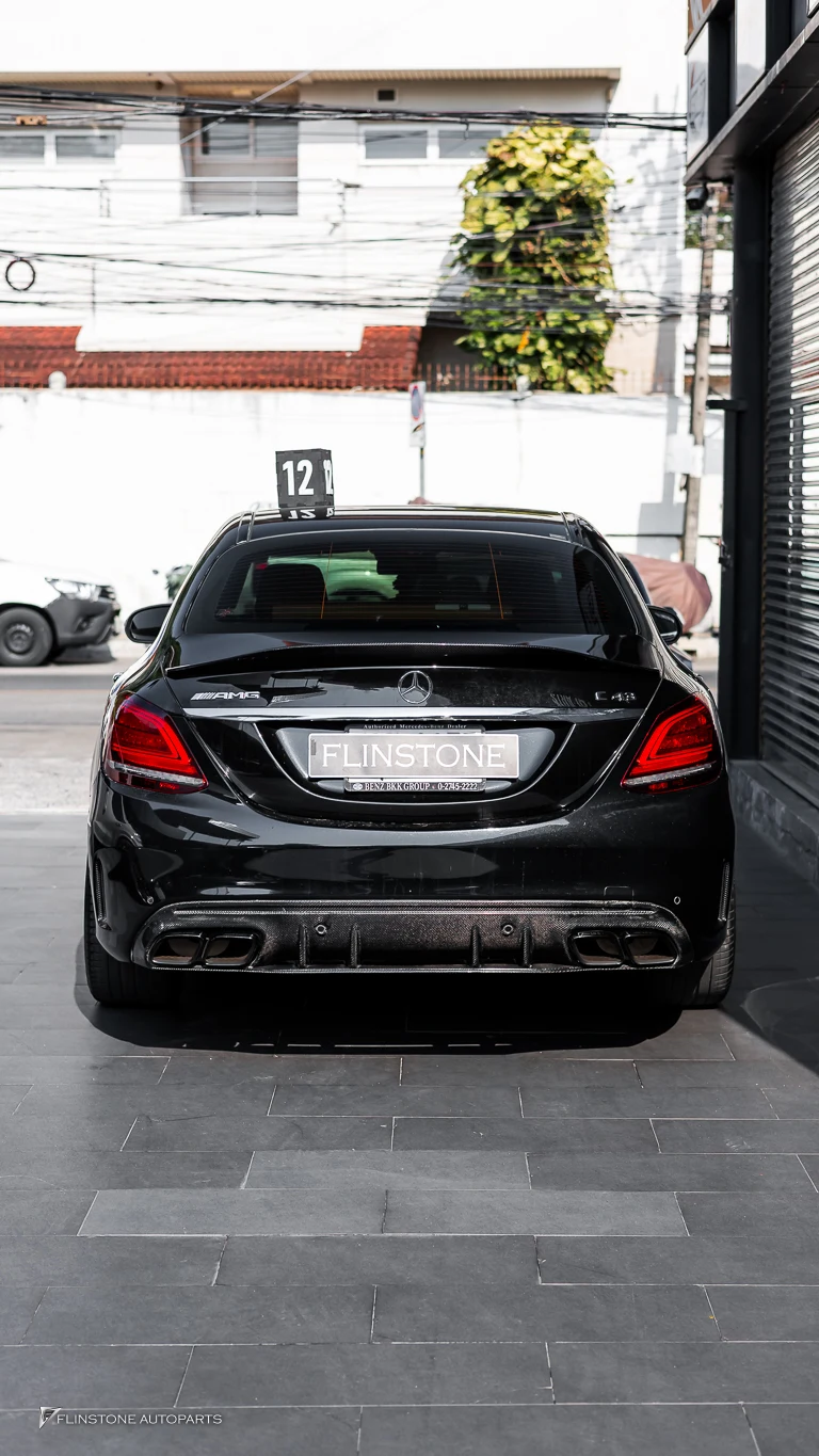 งานสปอยเลอร์ให้ W205/C205 C-Class ที่ Flinstone Autoparts — ดูของจริงก่อนตัดสินใจ