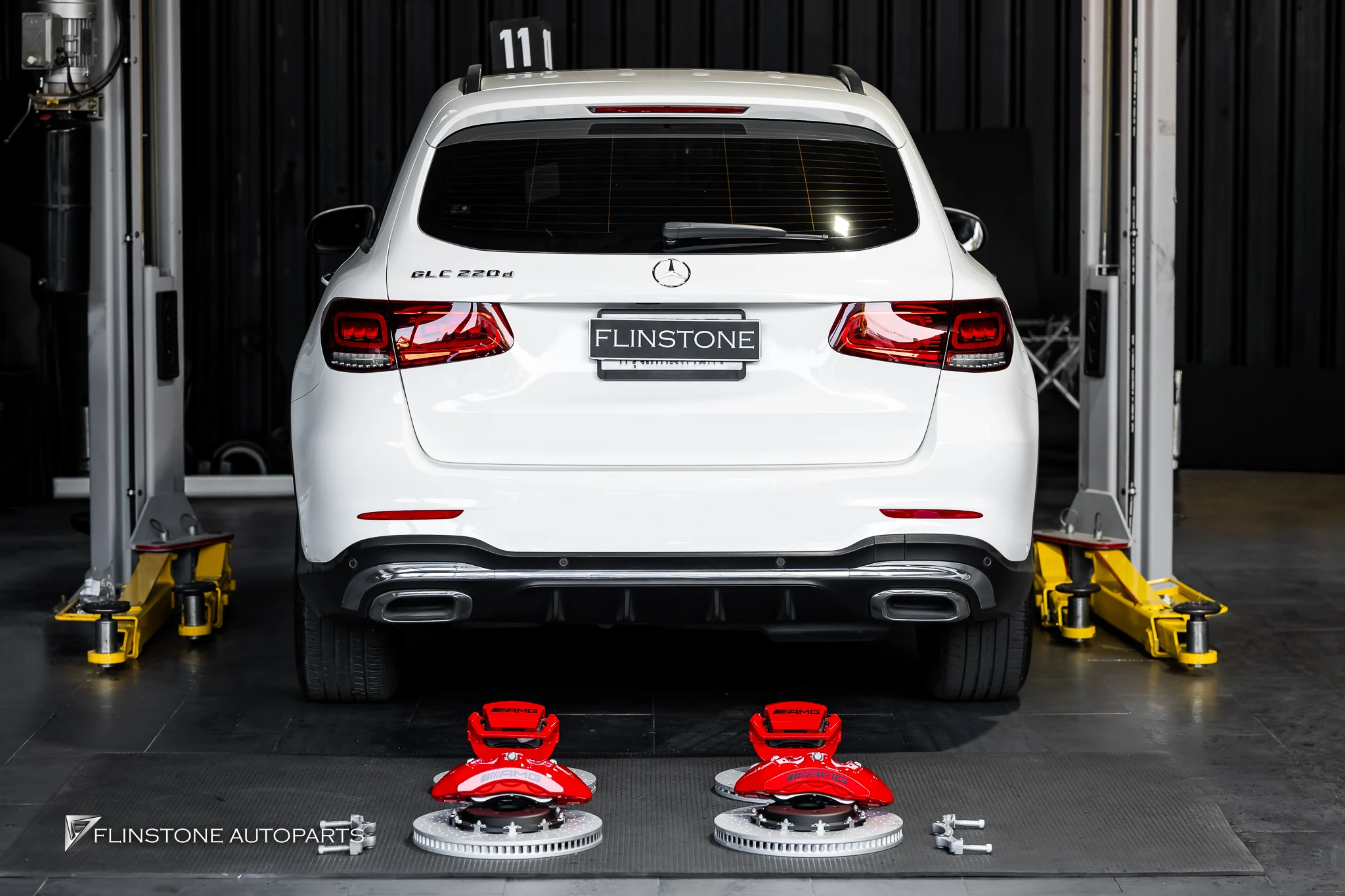 X253 GLC-Class อัปเกรดชุดเบรค — ผลงานติดตั้งจริงที่ Flinstone Autoparts