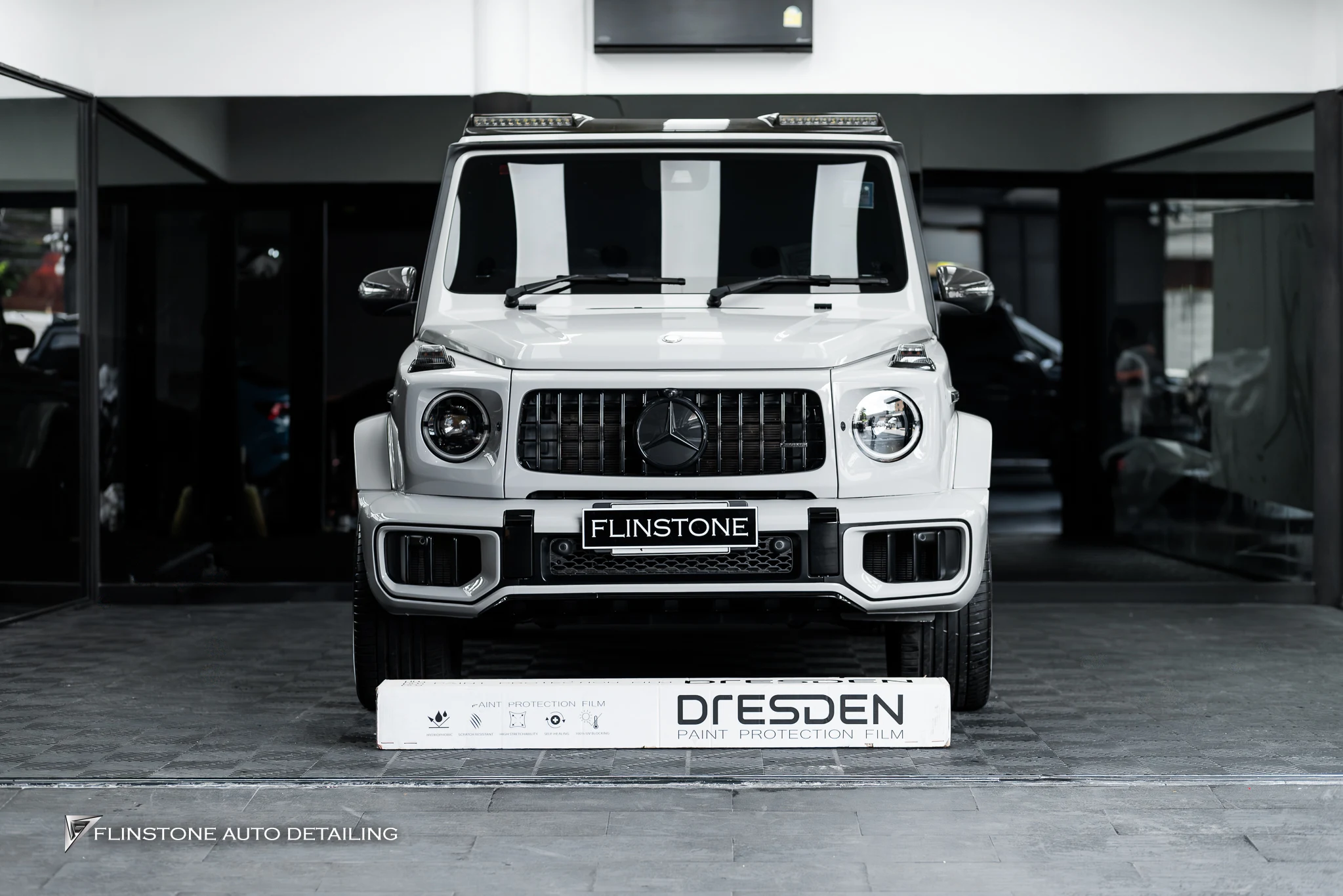W464 G-Class ติดฟิล์มกันรอย ที่ Flinstone Autoparts — รีวิวงานจริงพร้อมภาพทุกขั้นตอน