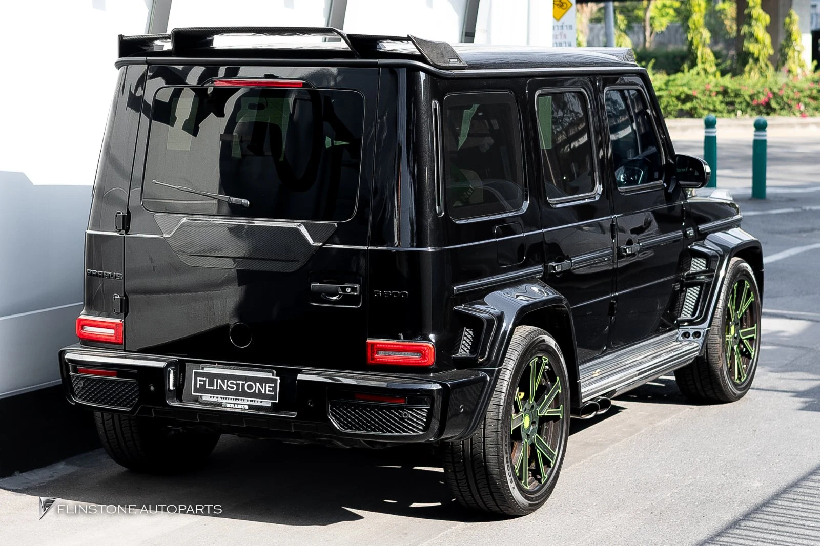 W464 G-Class USUS Autoclave Carbon Fiber Rear Plate — ผลงานติดตั้งจริง