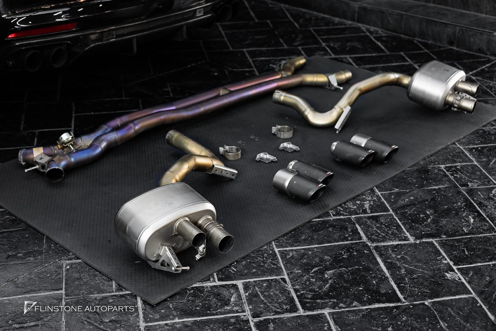 PORSCHE Panamera 971 เปลี่ยนชุดท่อ — ผลงานติดตั้งจริงที่ Flinstone Autoparts