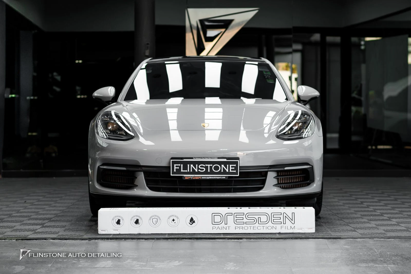 PORSCHE Panamera 971 ติดฟิล์มกันรอย — ผลงานติดตั้งจริงที่ Flinstone Autoparts