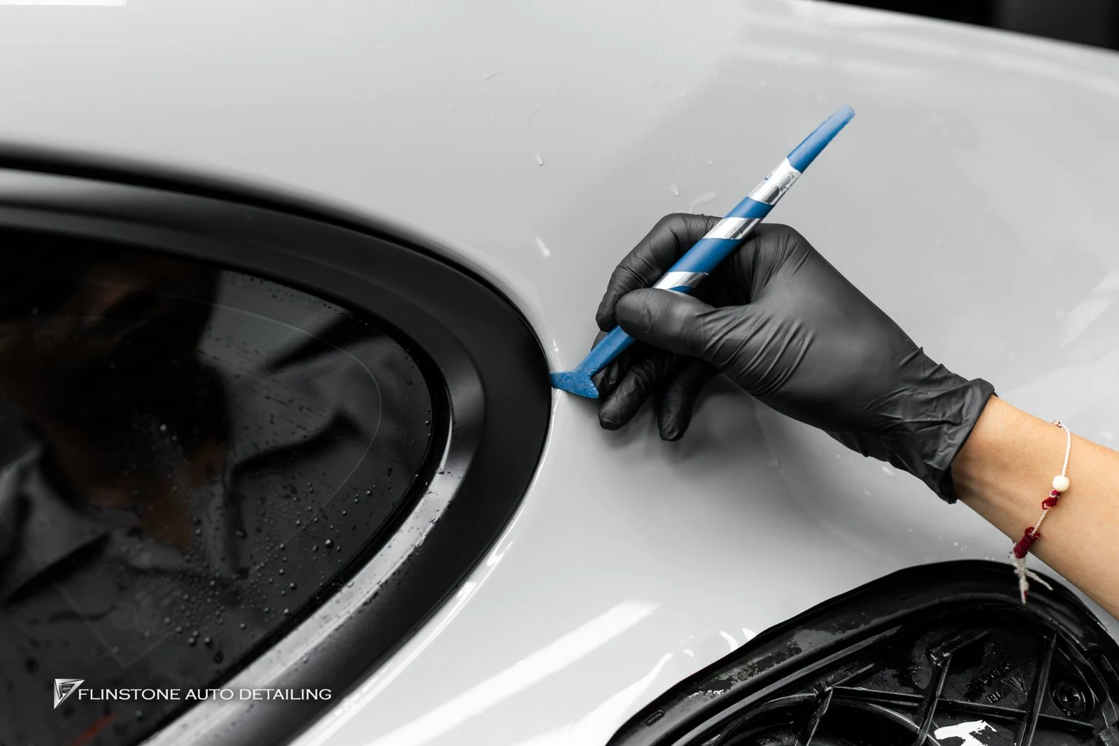 PORSCHE Panamera 971 ติดฟิล์มกันรอย — ผลงานติดตั้งจริงที่ Flinstone Autoparts