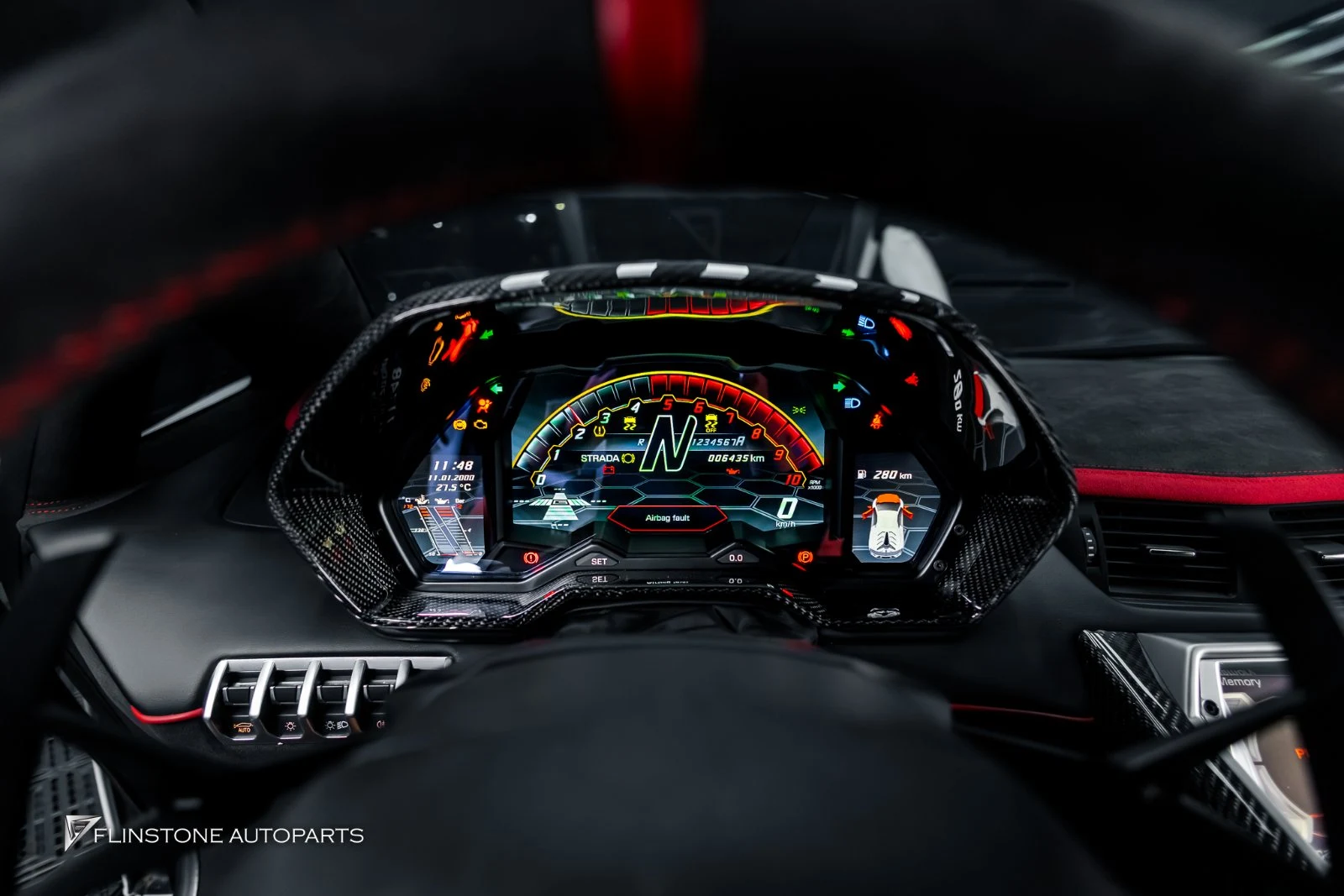 พา LAMBORGHINI Aventador เข้ามาอัปเกรดจอ — เคสจริงจากหน้าร้าน Flinstone Autoparts