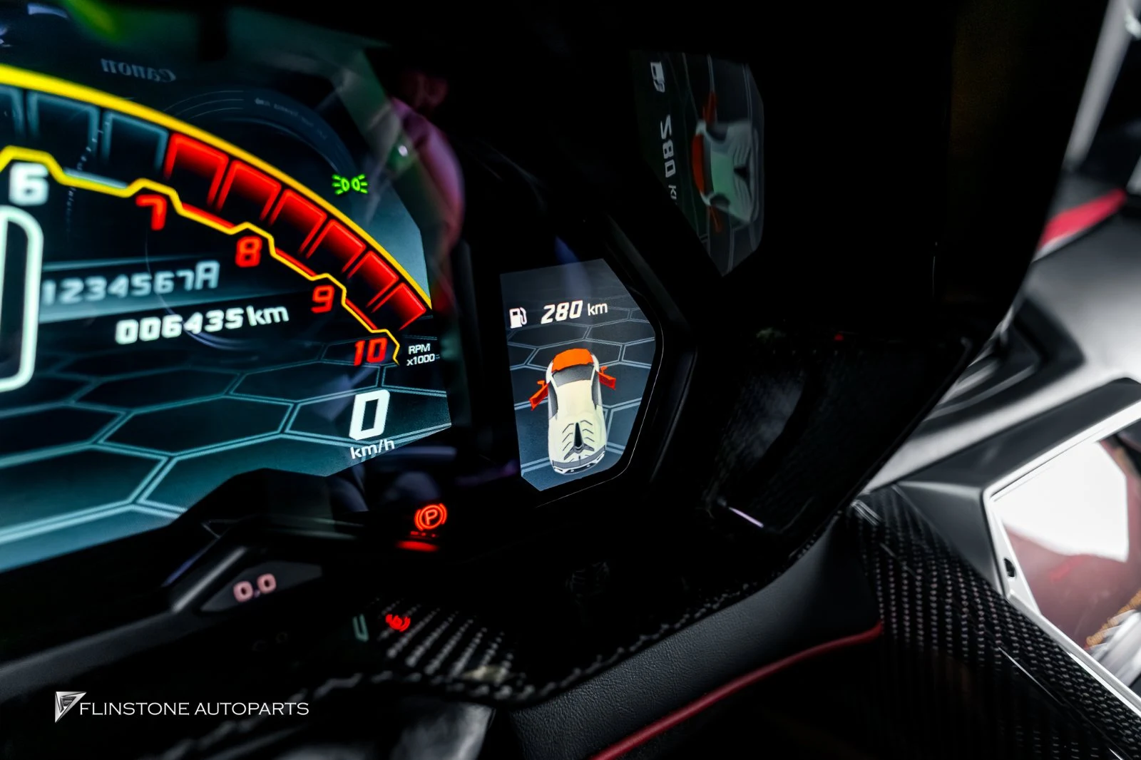 พา LAMBORGHINI Aventador เข้ามาอัปเกรดจอ — เคสจริงจากหน้าร้าน Flinstone Autoparts