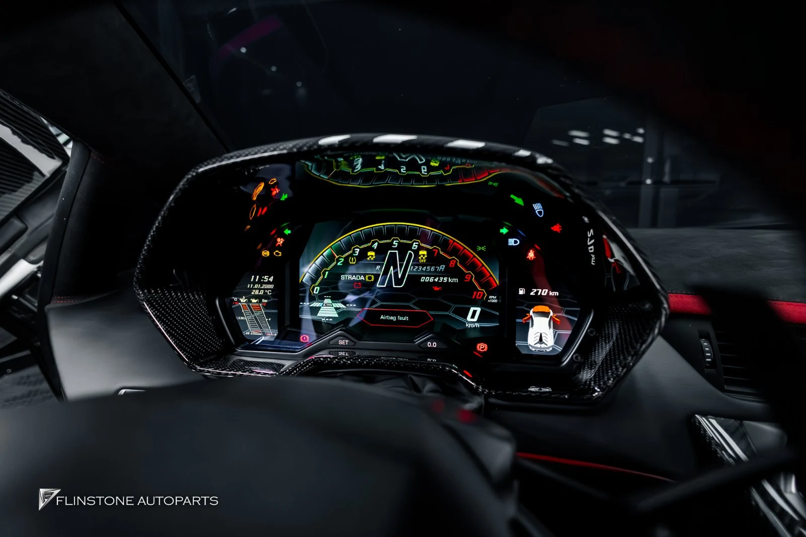 พา LAMBORGHINI Aventador เข้ามาอัปเกรดจอ — เคสจริงจากหน้าร้าน Flinstone Autoparts