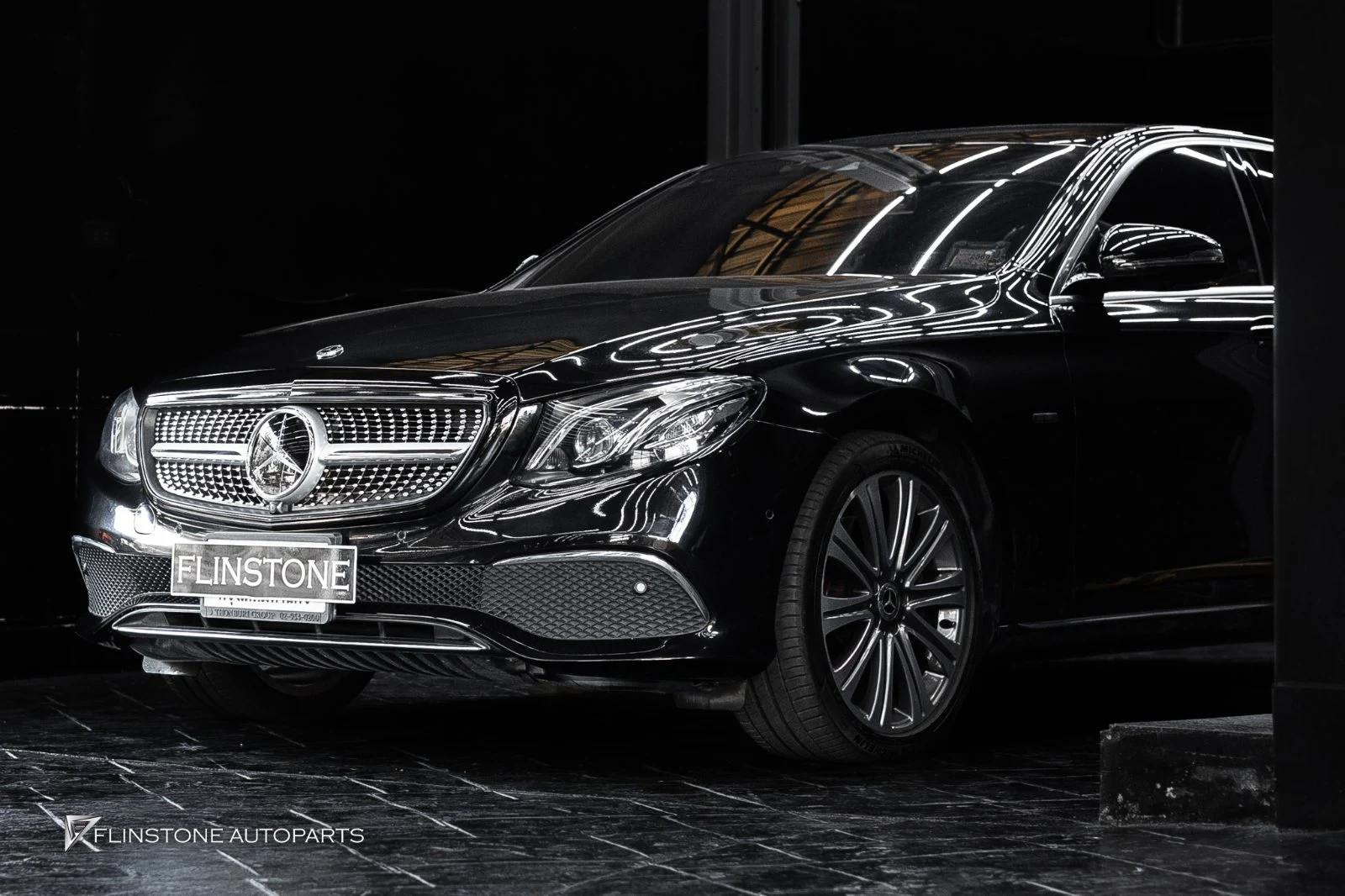 W213 E-Class กระจังหน้า — ผลงานติดตั้งจริงที่ Flinstone Autoparts