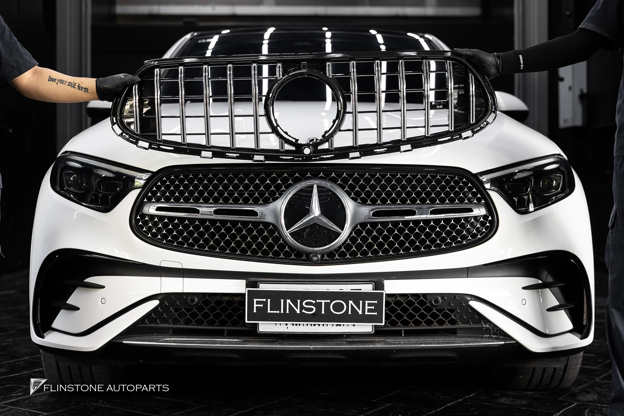 W254 GLC-Class เปลี่ยนกระจังหน้า ใช้ของอะไร ทำอะไรบ้าง — เล่าจากงานจริงคันนี้