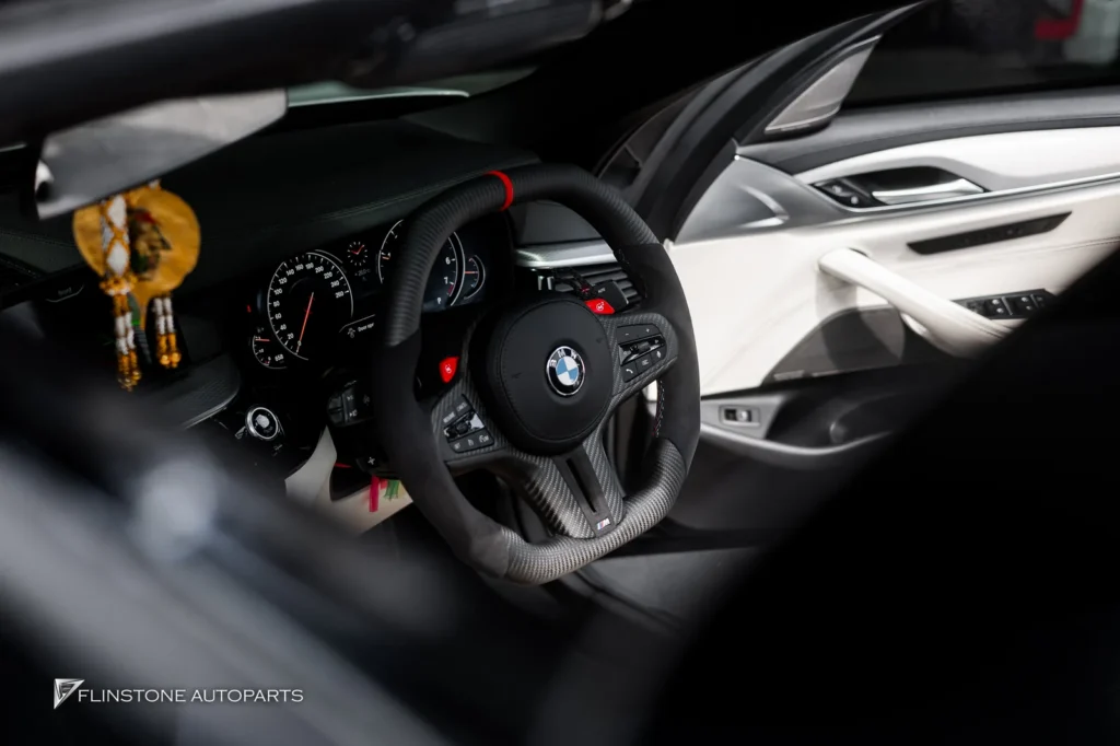BMW G30 พวงมาลัยคาร์บอน หัวเกียร์