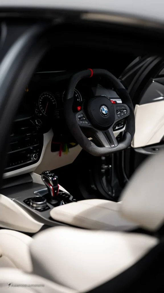 BMW G30 พวงมาลัยคาร์บอน หัวเกียร์