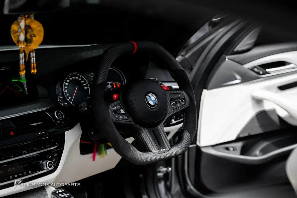BMW G30 พวงมาลัยคาร์บอน หัวเกียร์