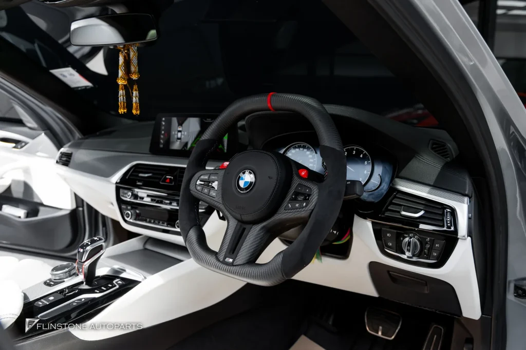 BMW G30 พวงมาลัยคาร์บอน หัวเกียร์
