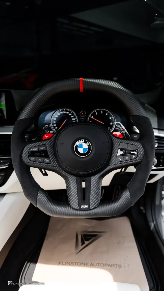 BMW G30 พวงมาลัยคาร์บอน หัวเกียร์