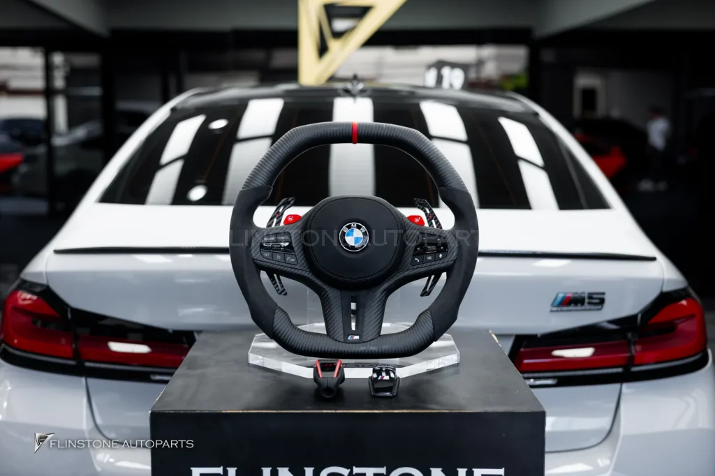 BMW G30 พวงมาลัยคาร์บอน หัวเกียร์