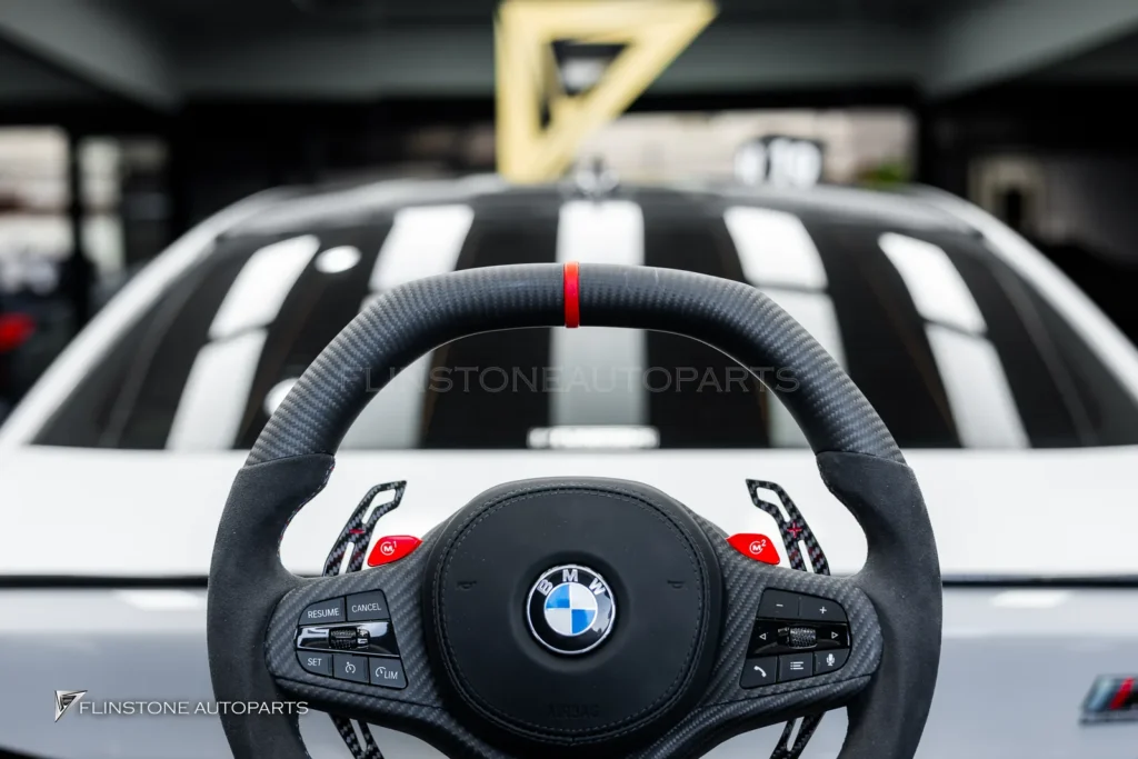 BMW G30 พวงมาลัยคาร์บอน หัวเกียร์