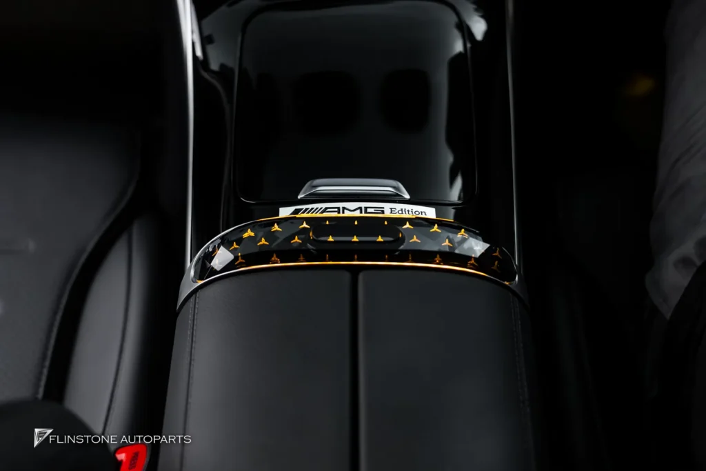 Benz W206 คอนโซลกลาง Trim LED