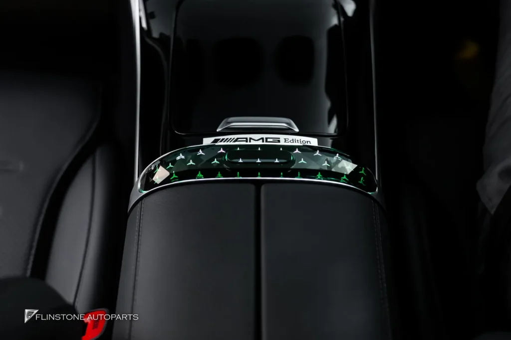 Benz W206 คอนโซลกลาง Trim LED