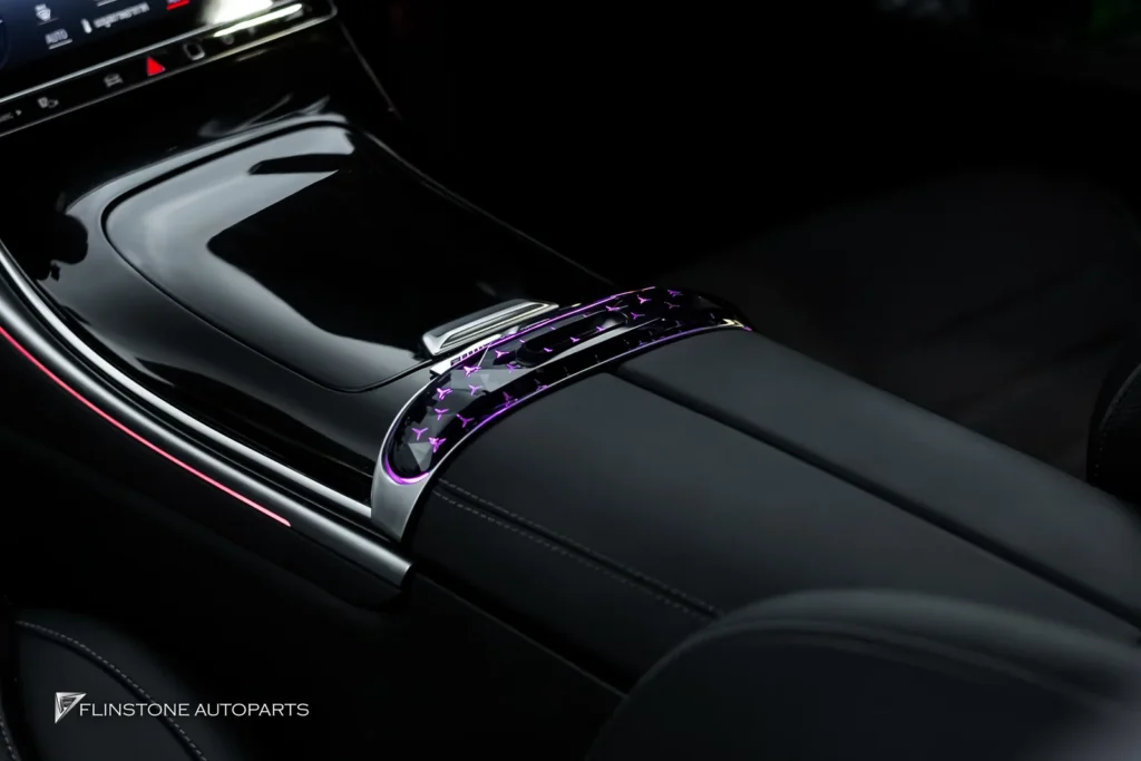Benz W206 คอนโซลกลาง Trim LED