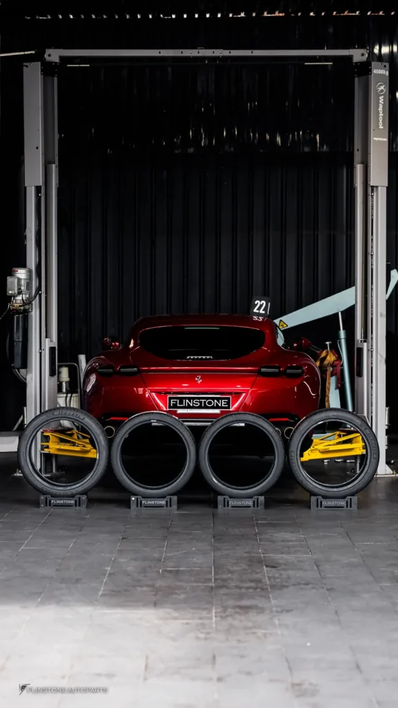 Ferrari Roma เปลี่ยนยาง