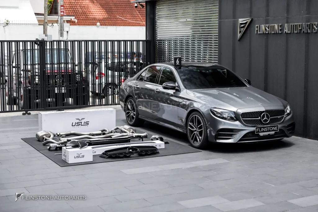 Mercedes-Benz E53 กระจังหน้า สปอยเลอร์ ดิฟฟิวเซอร์ ท่อ USUS