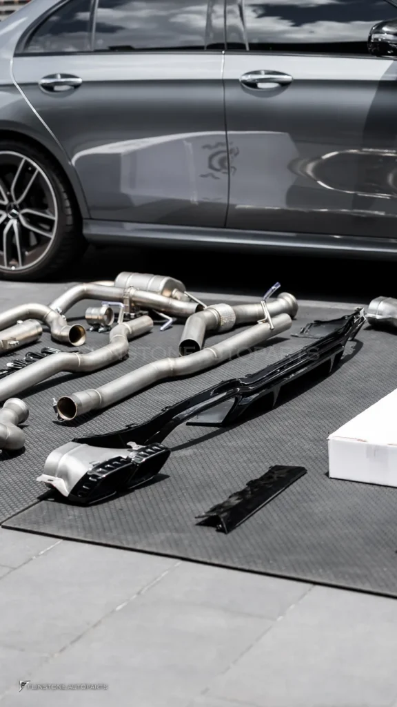 Mercedes-Benz E53 กระจังหน้า สปอยเลอร์ ดิฟฟิวเซอร์ ท่อ USUS
