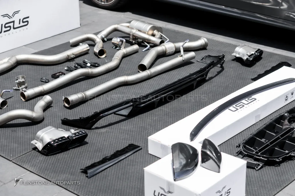 Mercedes-Benz E53 กระจังหน้า สปอยเลอร์ ดิฟฟิวเซอร์ ท่อ USUS
