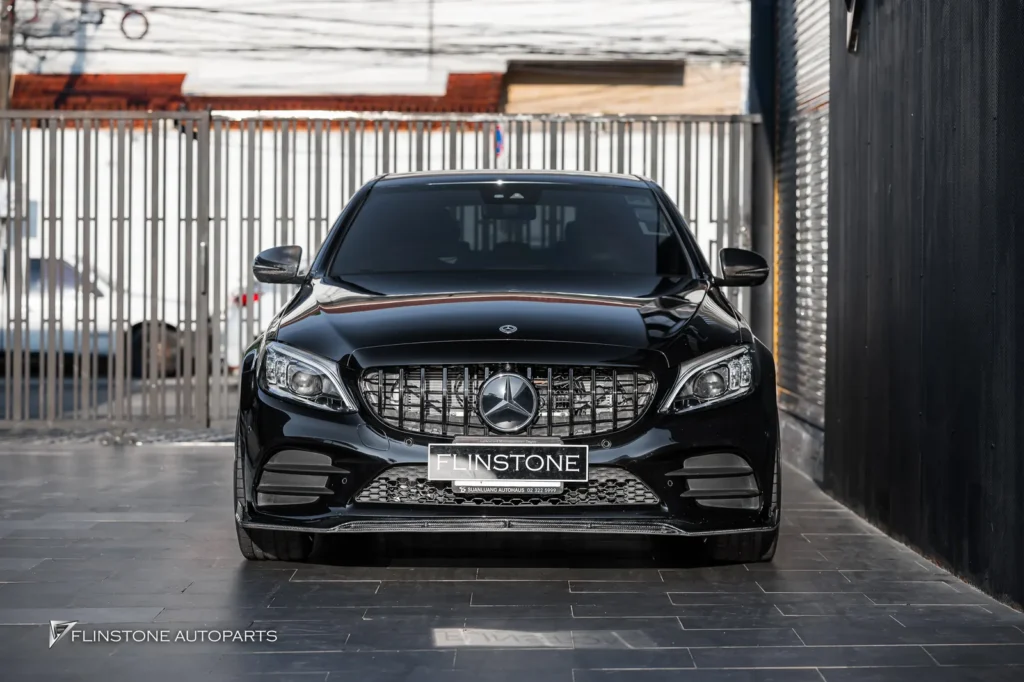 Mercedes-Benz W205 พาร์ทคาร์บอนรอบคัน ปลายท่อ กระจังหน้า ฟิล์ม