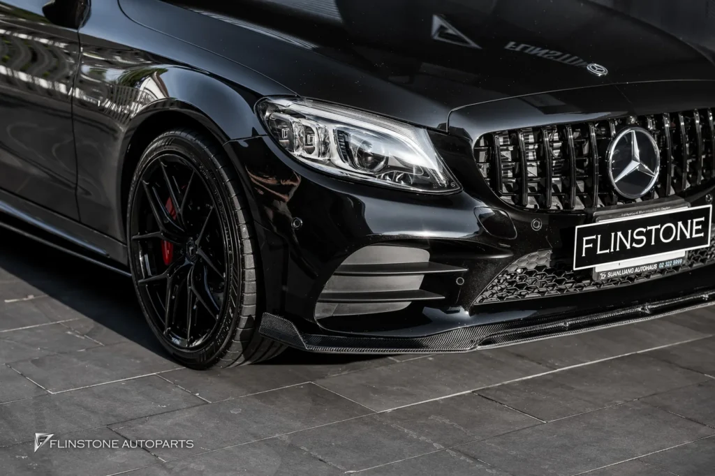 Mercedes-Benz W205 พาร์ทคาร์บอนรอบคัน ปลายท่อ กระจังหน้า ฟิล์ม