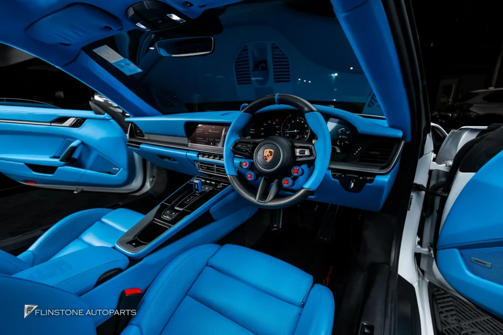 Porsche 992 พวงมาลัย ฝาครอบปุ่ม