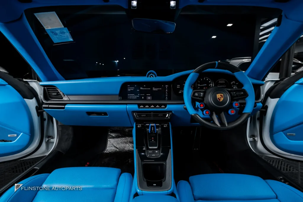 Porsche 992 พวงมาลัย ฝาครอบปุ่ม