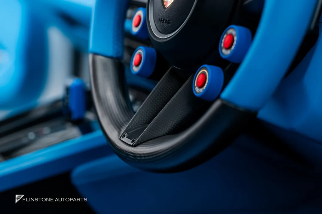 Porsche 992 พวงมาลัย ฝาครอบปุ่ม